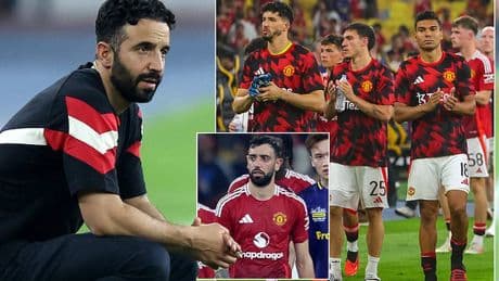 Furious Man United boss Ruben Amorim admits his team 'choke every game' after defeat by ASEAN All-Stars in post-season friendly