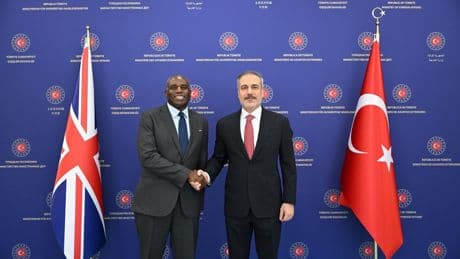 Dışişleri Bakanı Fidan, Ankara'da İngiliz mevkidaşıyla görüştü