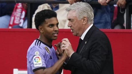 Rodrygo, agradecido a Ancelotti: "Eres un mentor y un amigo"