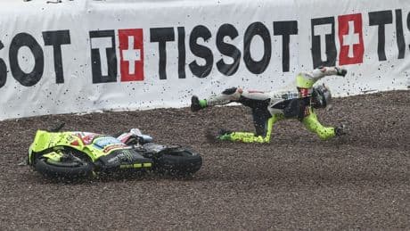 Mit über 200 km/h - Horror-Sturz bei MotoGP am Sachsenring