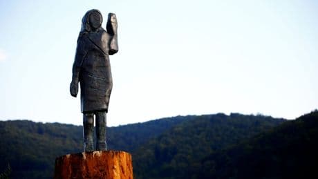 Police investigate missing Melania Trump statue