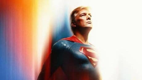 Sui social Trump come Superman, «simbolo di speranza»