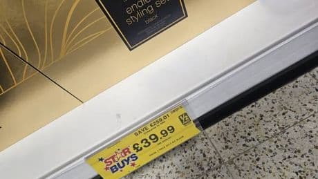Shoppers rush to pick up hair styling set scanning for £40 down from £260 at major discount retailer