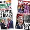 The Papers: 'Ukraine's fate in their hands' and 'Praying for peace'