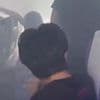 Moment airplane cabin fills with smoke after power bank EXPLODES just minutes after take off