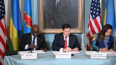 La RDC et le Rwanda signent un accord de paix sous la pression américaine