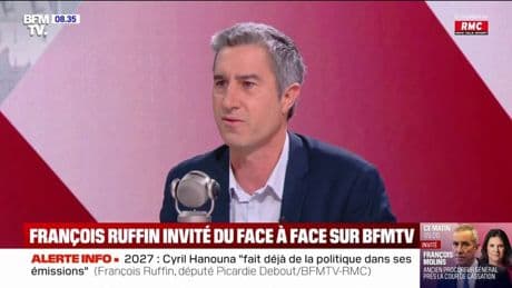 François Ruffin souhaite rassembler "tout le pays sur deux mots d'ordre: une France qui partage, une France qui protège"