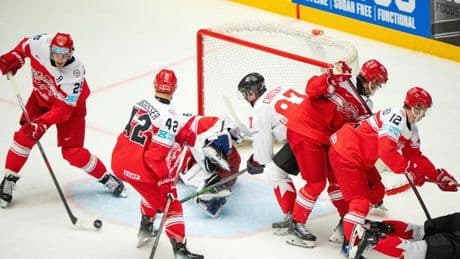 Eishockeyweltmeisterschaft: Dänemark wirft überraschend Kanada aus der WM