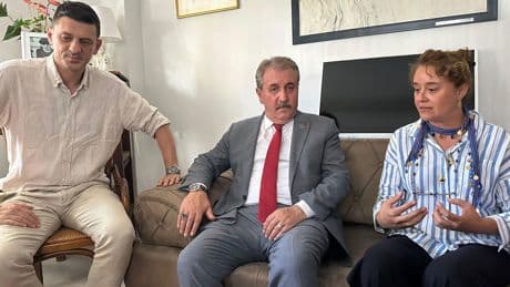 BBP Genel Başkanı Destici, Minguzzi ailesini ziyaret etti