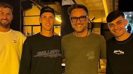 Iñigo, Olmo y Pedri, juntos en sus últimos días de vacaciones