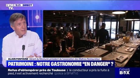 Gastronomie: "La restauration traditionnelle est en très grand danger", alerte Alain Fontaine (Association des maîtres restaurateurs)