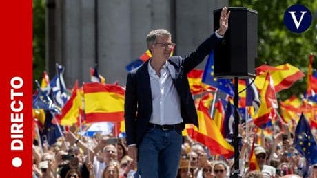 Manifestación del PP contra el Gobierno de Sánchez, en streaming