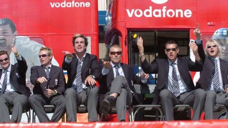 The secret story of England’s raucous and rowdy celebrations after 2005 Ashes victory