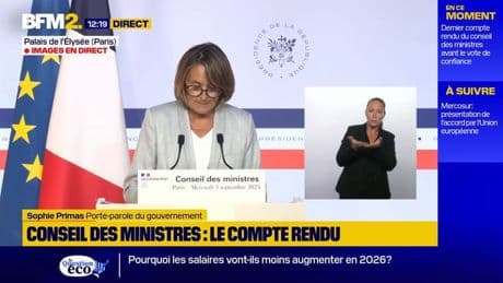 Vote de confiance: "Nous avons trop à faire", souligne Sophie Primas qui souhaite "avancer"