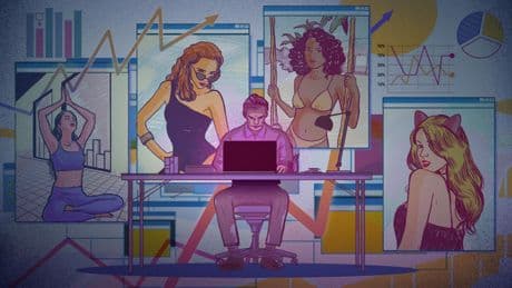 «Elles deviennent du bétail» : les modèles OnlyFans et Mym, des jeunes femmes qui se marchandent à prix d’or entre «agents»