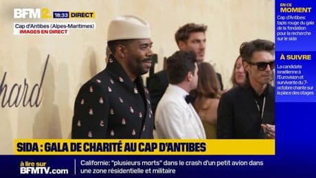 Cannes: l'acteur Colman Domingo, nommé aux Oscars, présent au gala annuel de l'amfAR
