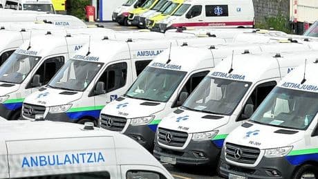 Denuncian que las ambulancias de Osakidetza funcionan de forma «irregular»