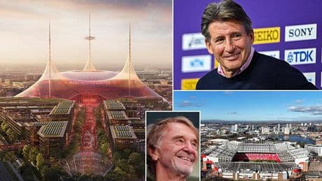Revealed: Lord Seb Coe to spearhead Man United's plans to build a new 100,000-seater stadium... as club hope London 2012 chief can settle land dispute