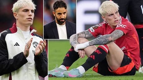 Revealed: The three Premier League clubs weighing up a move for Man United outcast Alejandro Garnacho - as wantaway is left to train in Ruben Amorim's five-man 'bomb squad'