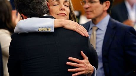Photos of Karen Read's dramatic courtroom moment after acquittal on murder charge