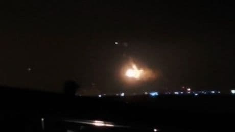 Boeing fighter jet crashes and bursts into flames moments after taking off