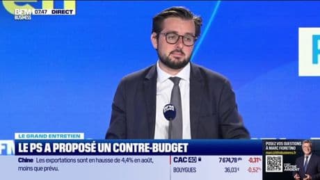 "Il n'y a aucune hausse d'impôts pour les entreprises": le PS défend sa proposition de budget