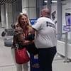 Moment Ryanair passenger SOBS after being stopped from boarding plane because her 'hand luggage was too large'