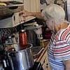 Moment grandma's attempt to can tomatoes at home goes explosively wrong in sudden kitchen mishap