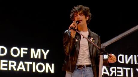 Despite Matty Healy’s nerves, The 1975 are at the height of their powers for their Glastonbury headline set