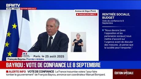 Budget 2026: François Bayrou affirme que le 49.3 n'est "pas une idée absurde mais pas soutenable"