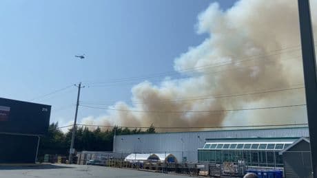 Evacuations ordered around Halifax business park as wildfire nears