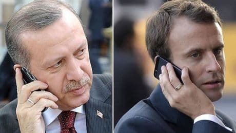 Erdoğan, Fransa Cumhurbaşkanı Macron ile telefonda görüştü