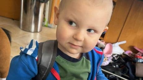 Toddler's devastating double diagnosis after parents spot 'white glow' in his eye
