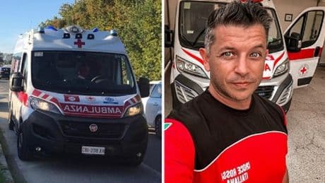 Choc in ambulanza, tira fuori la pistola e minaccia i sanitari: «Sono il re, faccio quello che voglio». Terrore a Macerata