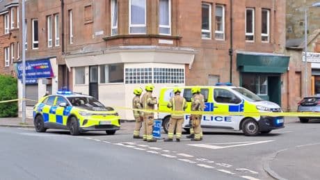 Man arrested following incident which shut down Glasgow street