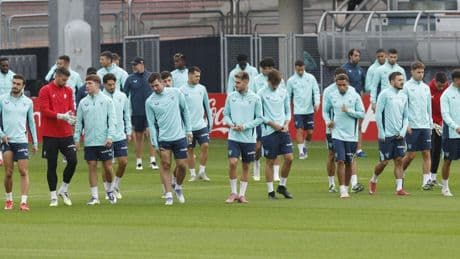 La única baja en el último entrenamiento del Athletic