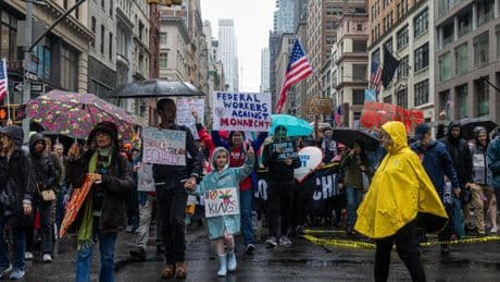 'No Kings' protests erupt across US against Trump military parade
