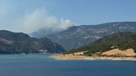 Sinop’ta orman yangını: Köklen köyü tahliye edildi