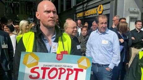 Banken : Betriebsrat der Commerzbank ruft zu Protesten gegen Unicredit auf