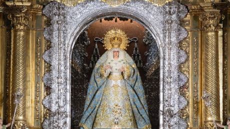 Un sistema de control informa cada diez minutos del estado de restauración de la Macarena
