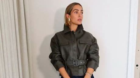 Frankie Bridge’ ‘expensive looking’ leather jacket is perfect for transitioning to autumn