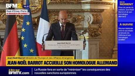 "Accroître la pression sur la Russie": Jean-Noël Barrot "se réjouit" des nouvelles sanctions adoptées par l'UE contre la Russie #BFM2