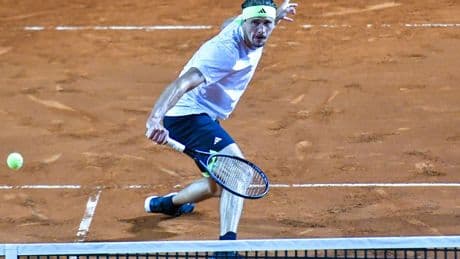 Tennis: Zverev in Rom mühelos im Achtelfinale