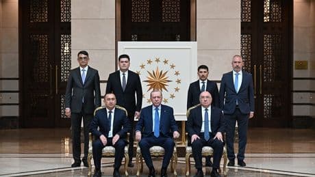 Erdoğan, 4 ülkenin büyükelçisini kabul etti
