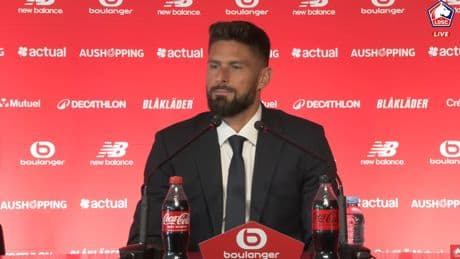EN DIRECT - Olivier Giroud à Lille : «Une chance de revenir en France et un grand défi», suivez la première conférence de presse du champion du monde