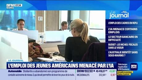 L'emploi des jeunes américains menacé par l'IA