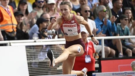 Femke Bol verbetert haar beste seizoenstijd op 400 meter horden met nieuwe zege in Diamond League