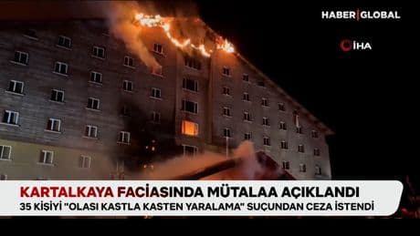 Kartalkaya faciasında mütalaa açıklandı