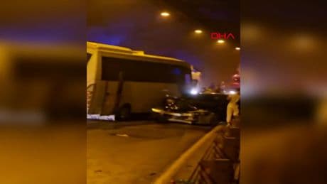 Antalya'da tünelde zincirleme kaza! 10 kişi yaralandı