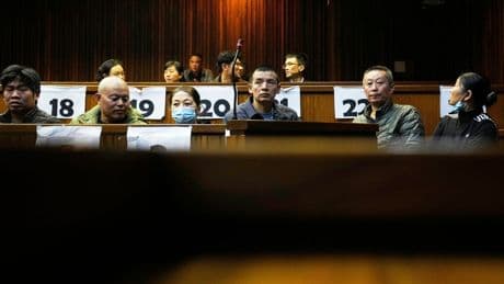 7 Chinese sentenced to 20 years each for trafficking and forced labor in South Africa